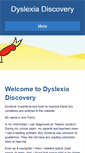 Mobile Screenshot of dyslexiadiscovery.com